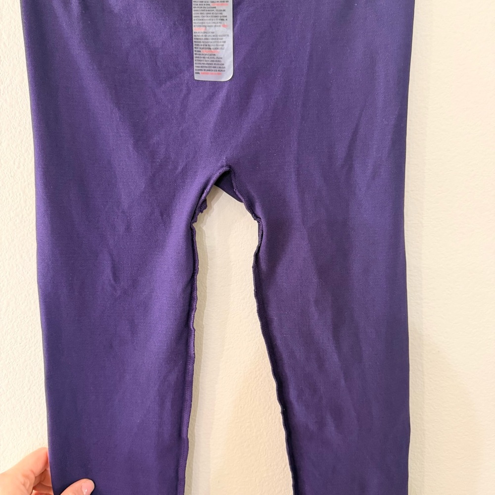 Gymshark High Waisted Leggings Purple Seamless Workout XS Activewear - Picture 7 of 7